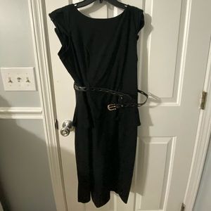 Black bodycon dress. SIZE 7/8. FREE SHIPPING